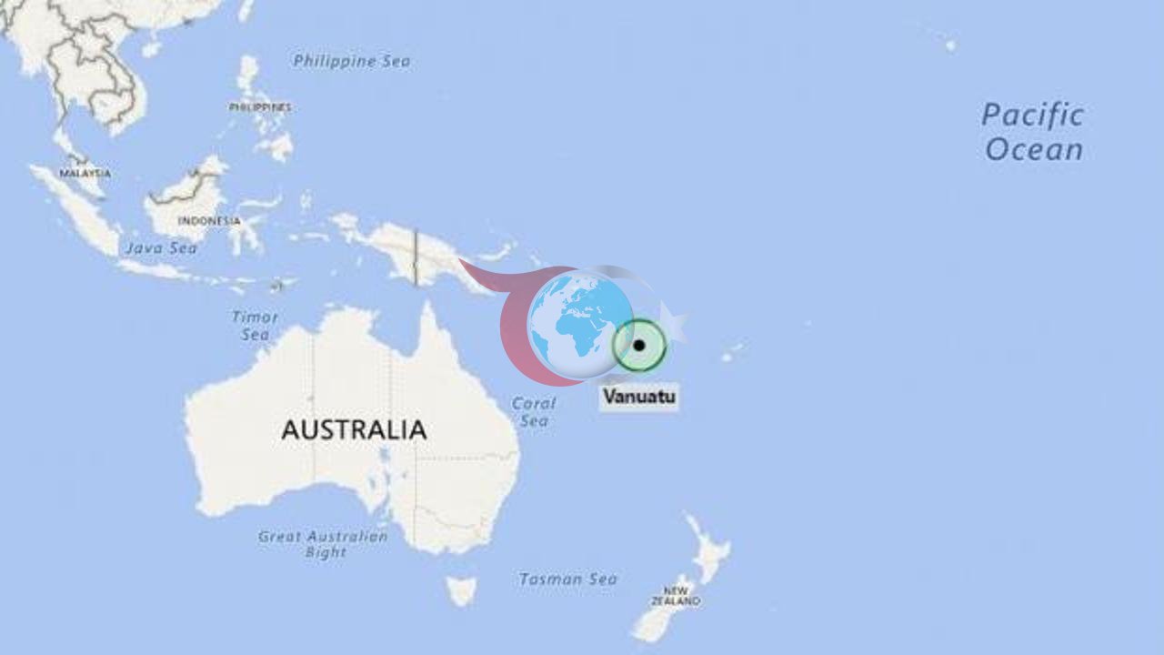 Vanuatu'da Şiddetli 7,3 Büyüklüğünde Deprem Meydana Geldi