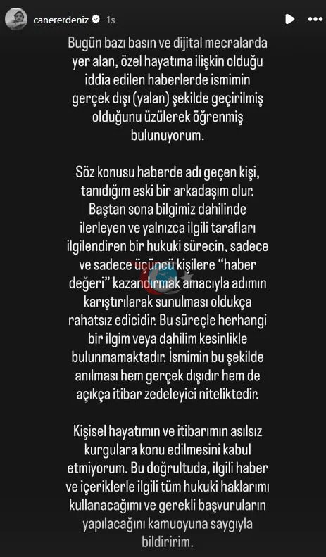 Günlükte yazanlar şoke etti! Basketbolcu Caner Erdeniz'den jet yalanlama