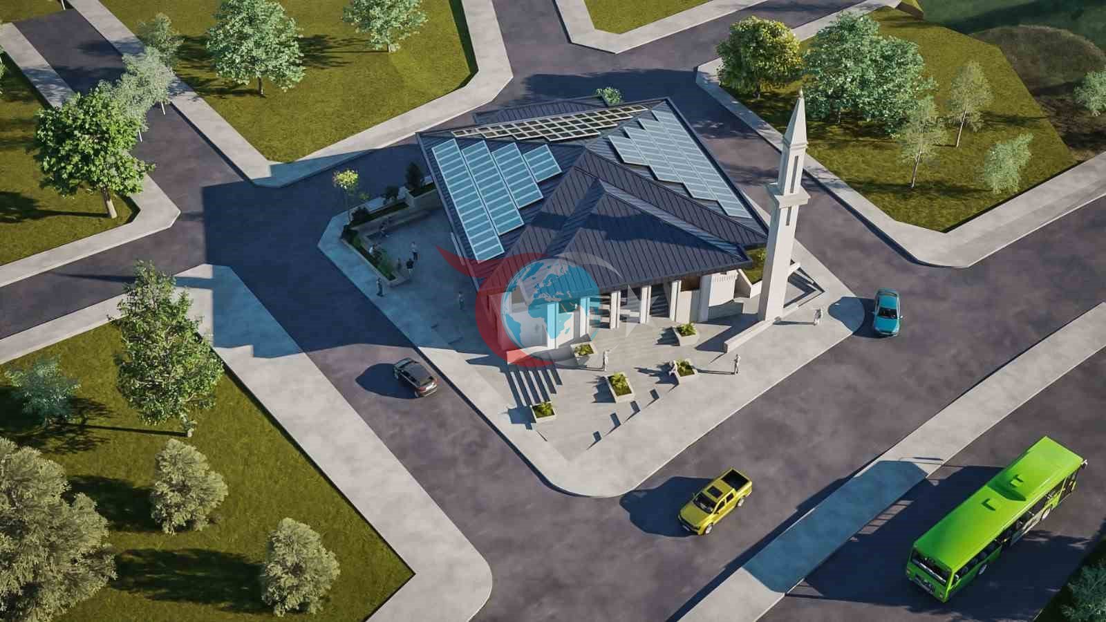 Hacılar'da Cami ve Gençlik Merkezi İnşaatı Son Hızla Devam Ediyor