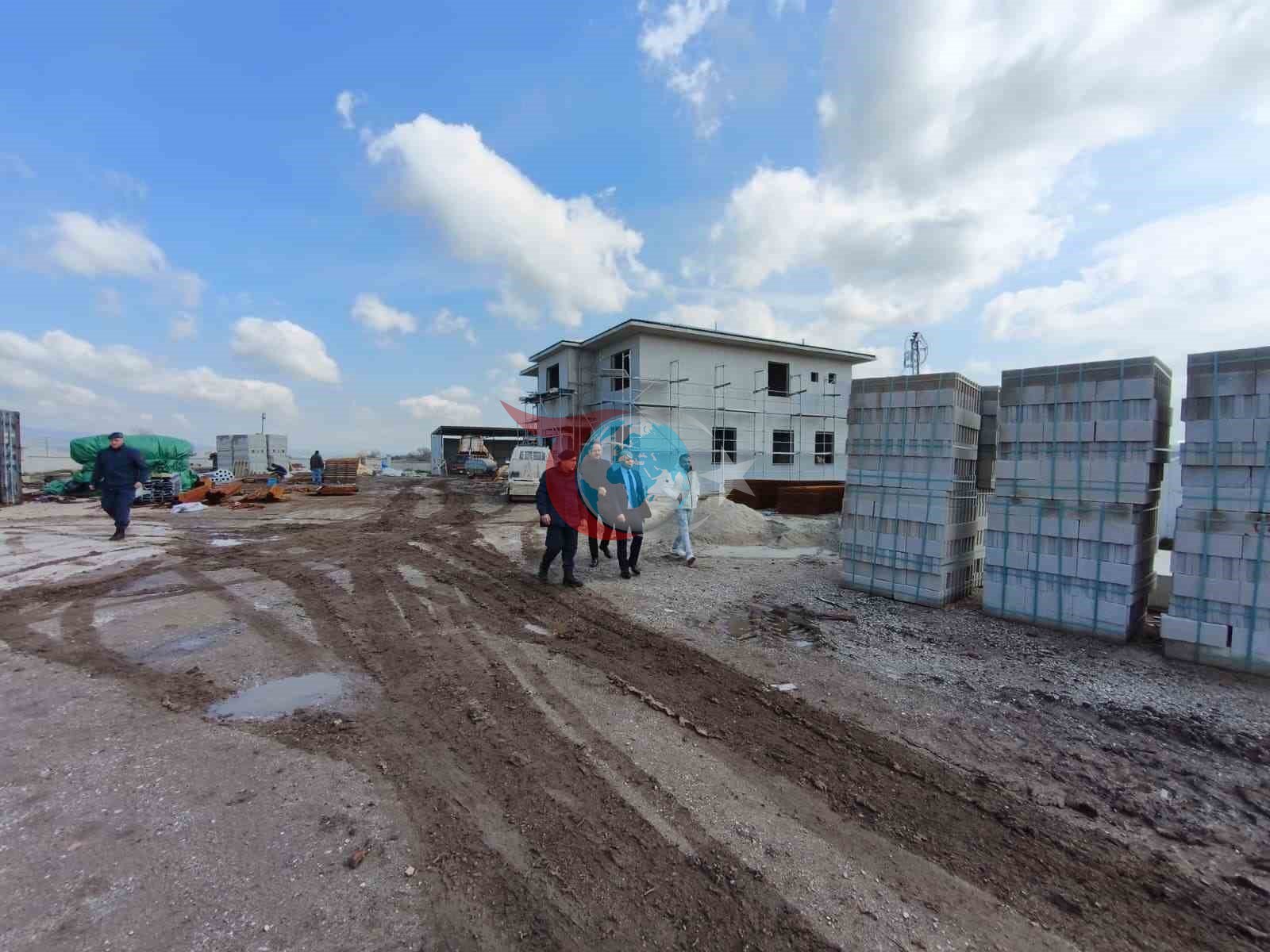 Çan Etili Köyü Jandarma Karakol İnşaatında İnceleme