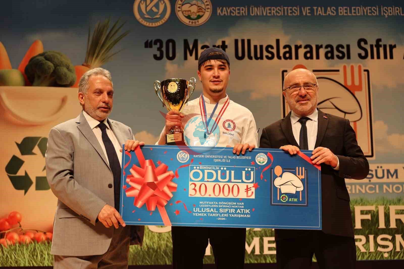 Genç şef adayları ödüllerini aldı