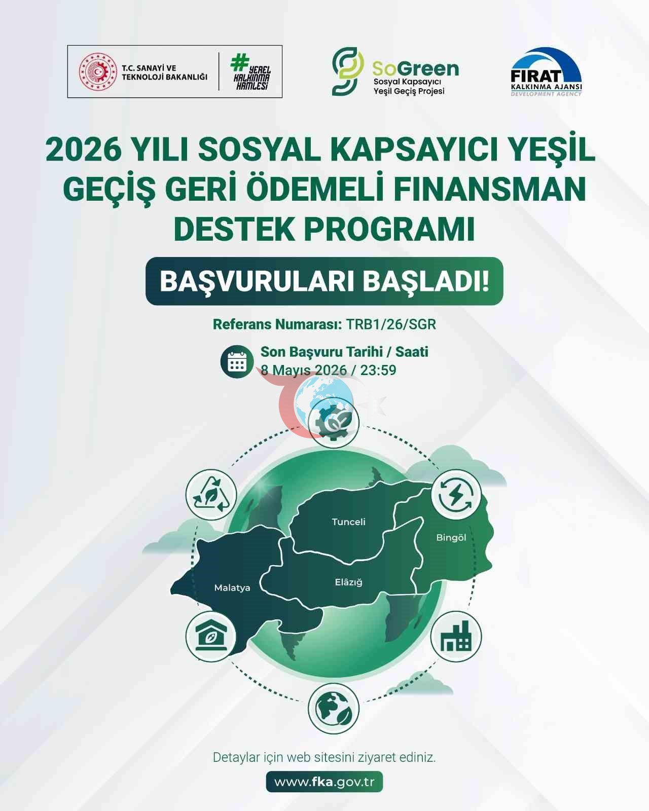 Fırat Kalkınma Ajansı&rsquo;ndan KOBİ&rsquo;lere 235 Milyon TL&rsquo;lik yeşil dönüşüm finansmanı