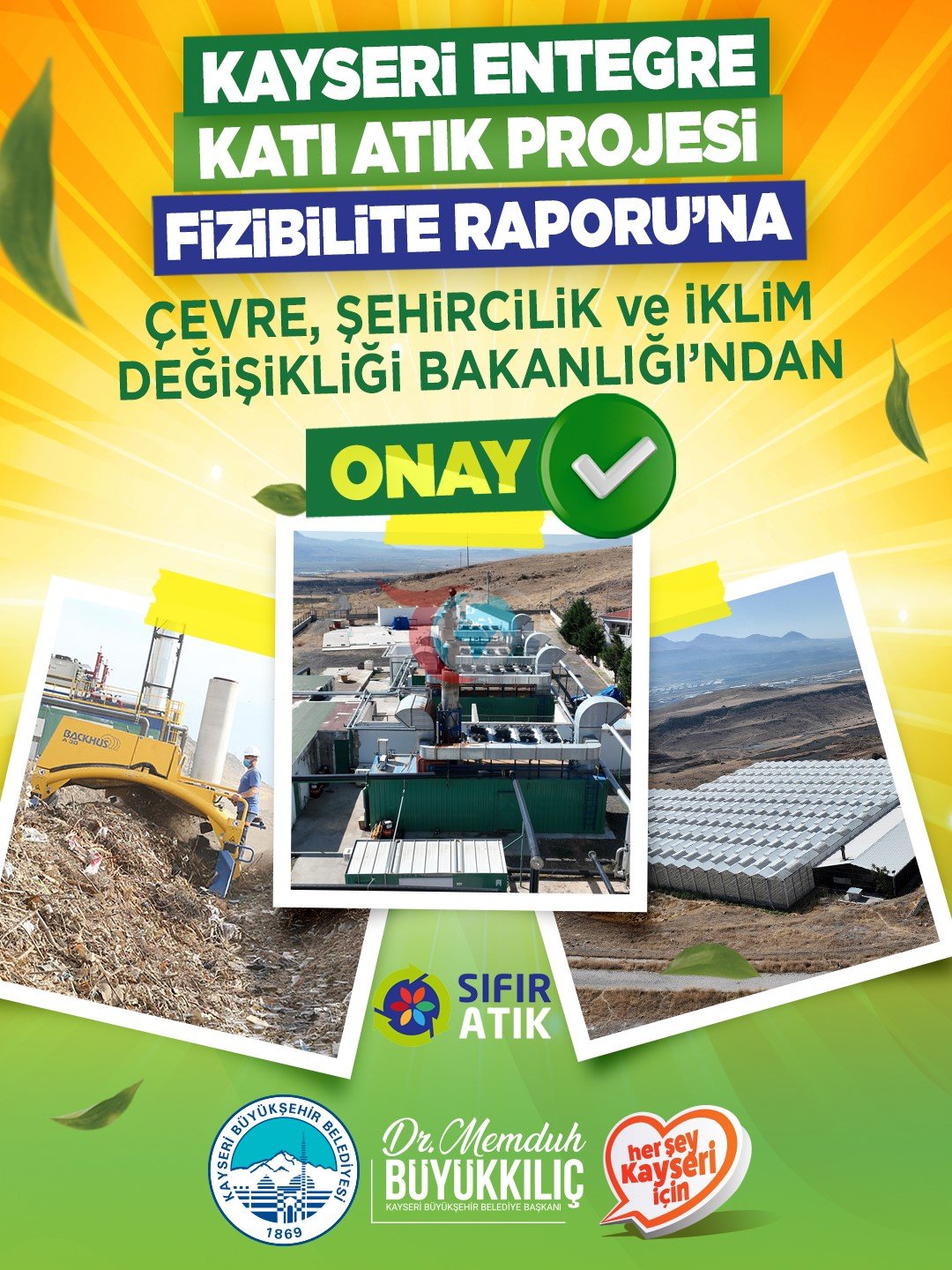 Kayseri'de Katı Atık Yönetimi İçin Yeni Dönem: Proje Onayı Alındı