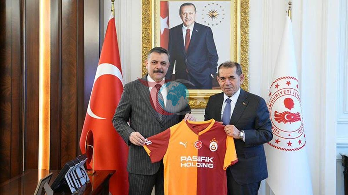 Galatasaray Başkanı Dursun Özbek'ten İçişleri Bakanı Mustafa Çiftçi'ye Özel Ziyaret