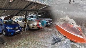 Bursa’da sel ve heyelan dehşeti Kar 2 metreyi aştı, Nilüfer Çayı taştı