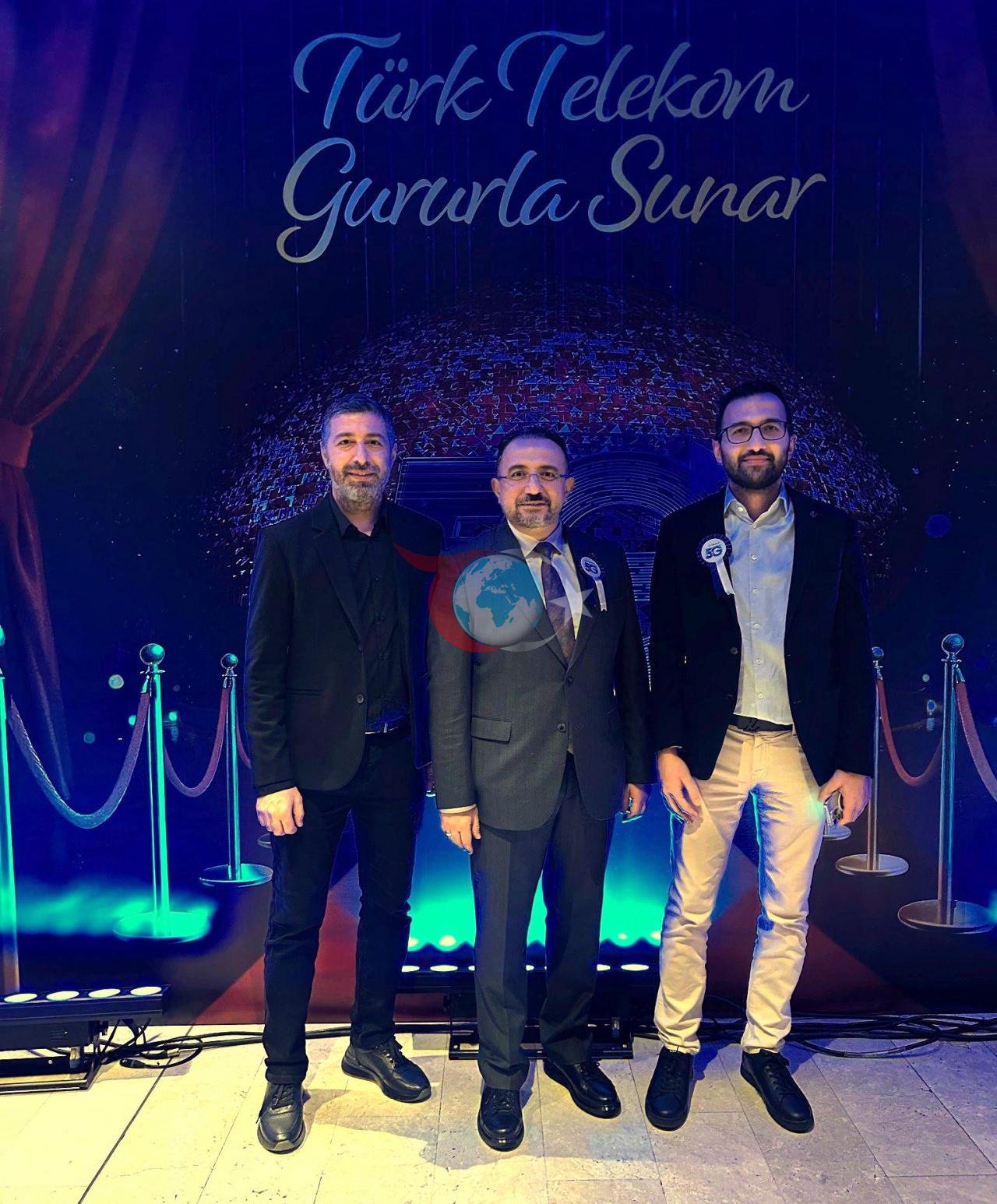 Soldan sağa: Haber7 Yayın Koordinatörü Fuat Öner, Haber7 Genel Yayın Yönetmeni Osman Ateşli, Kanal7 Medya Grubu Bilişim Teknolojileri Daire Başkanı ve Z3 Yazılım Genel Müdürü Ali Arslan (2026)