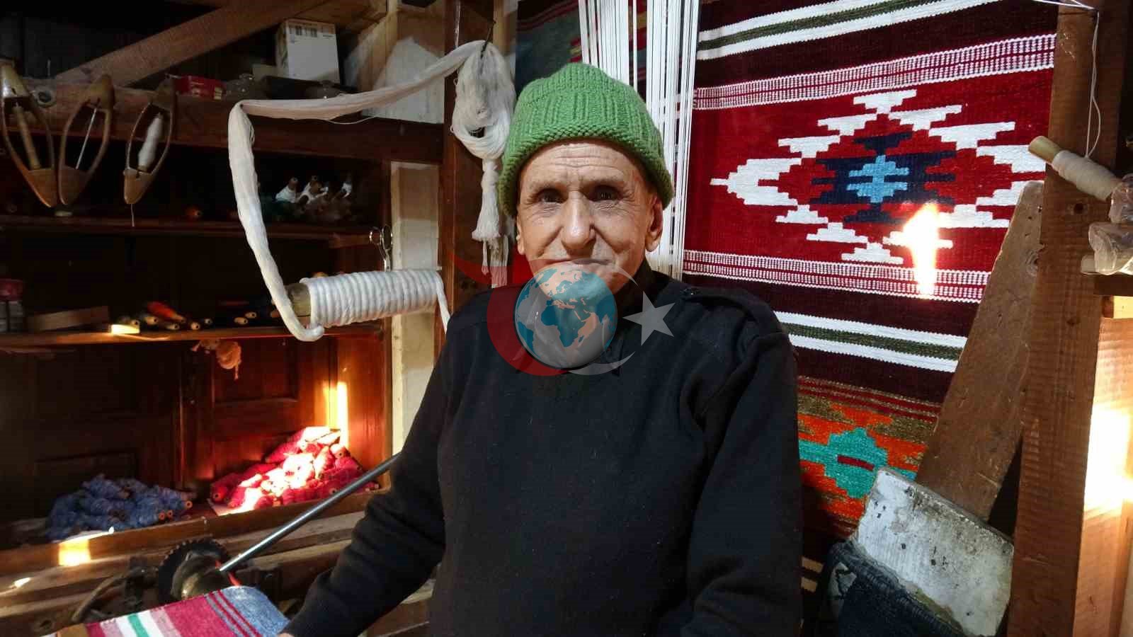 Antep kilimini yaşatmak için 80 yıldır tezgah başında
