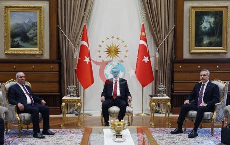 Cumhurbaşkanı Erdoğan, Filistin Devlet Başkan Yardımcısı Hüseyin eş-Şeyhi kabul etti