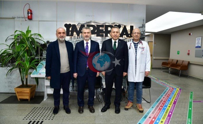 Trabzon Valisi Şahin&rsquo;den Özel İmperial Hastanesi&rsquo;ne ziyaret