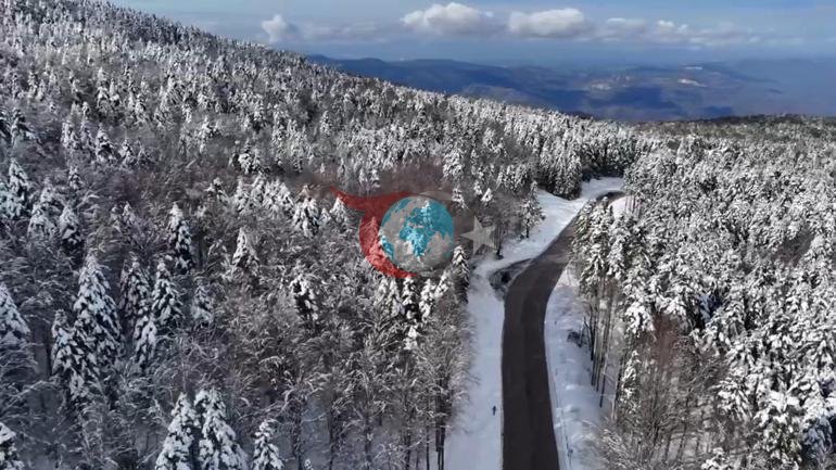 Uludağda sezon uzadı Nisan ayında 2 metre kar var