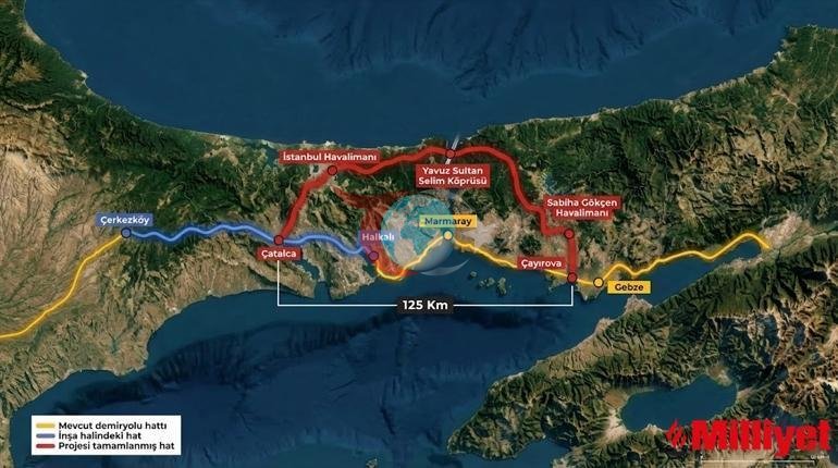 İstanbula mega demiryolu geliyor Bakan Şimşek açıkladı: 1,67 milyar euroluk -finansman tamam