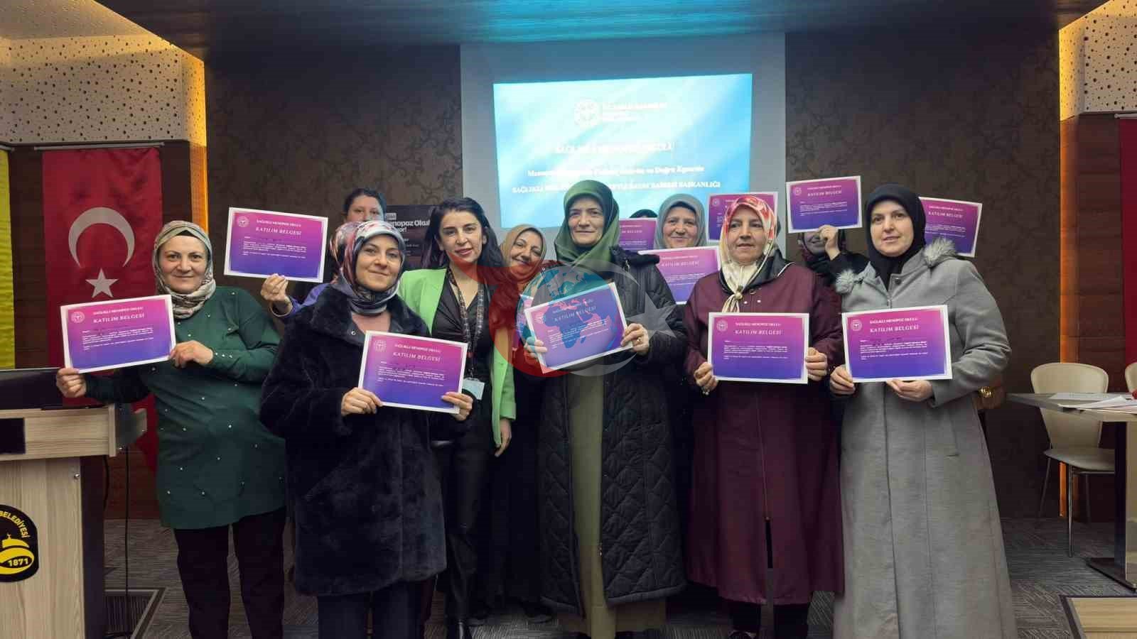 Bayburt&rsquo;ta kadınlara &lsquo;Sağlıklı Menopoz Eğitimi&rsquo; verildi