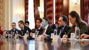 Bakan Gürlek, Türkiye Barolar Birliği Başkanı Erinç Sağkan ve beraberindeki heyetle görüştü