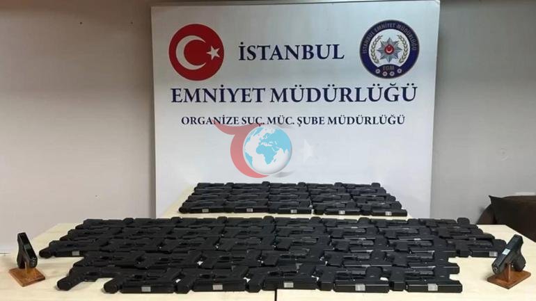 İstanbulda kaçak silah operasyonu: 113 tabanca ele geçirildi