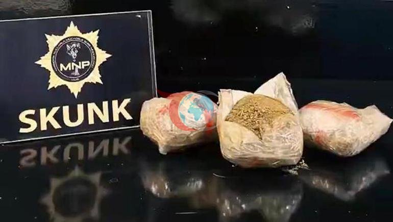 Narkotik köpeği yine yanılmadı Direksiyon aksamından uyuşturucu çıktı
