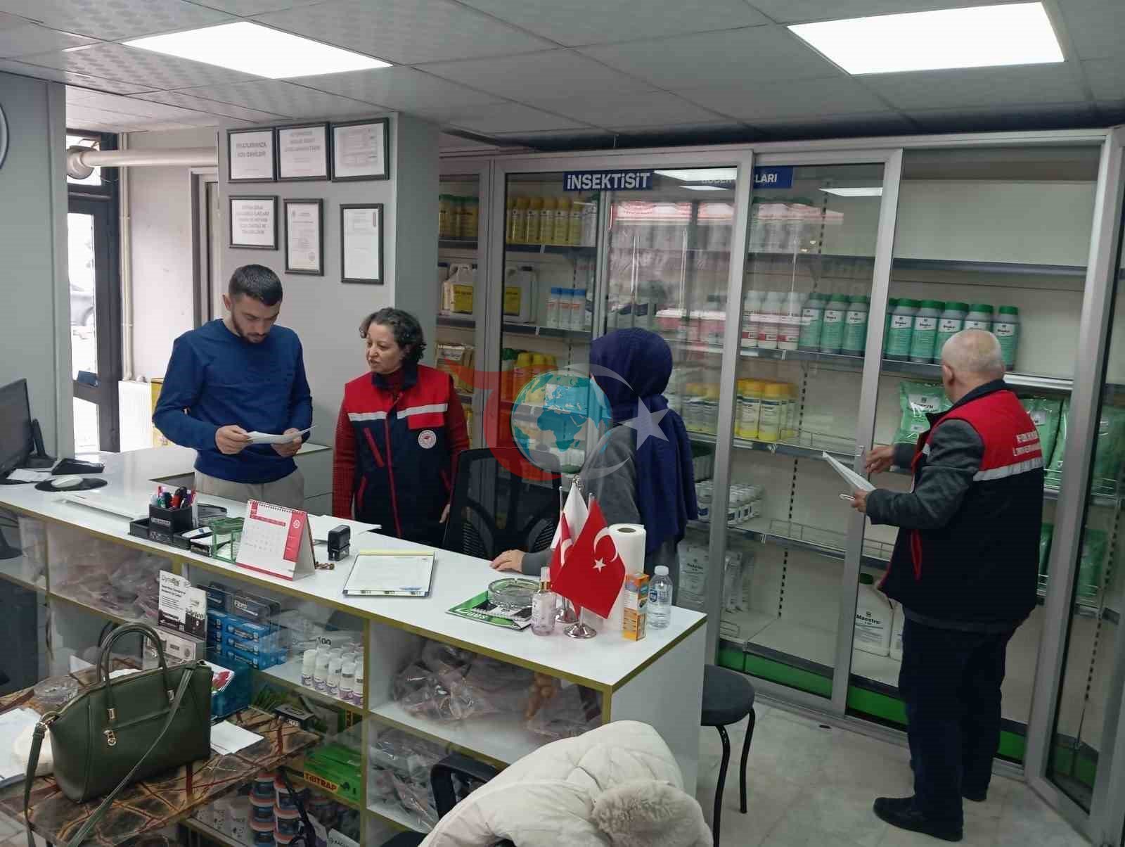 Bitki koruma ürünleri bayilerine yönelik denetim