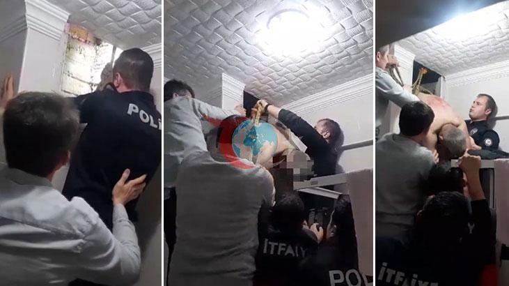 Boşanma Sürecinde Olan Eş Havalandırmada Mahsur Kaldı