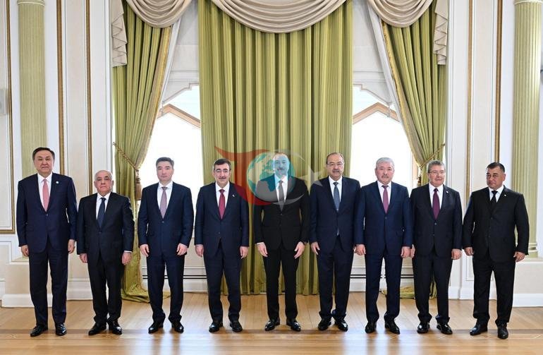 Cumhurbaşkanı Yardımcısı Yılmaz, Azerbaycan Cumhurbaşkanı Aliyev ile görüştü