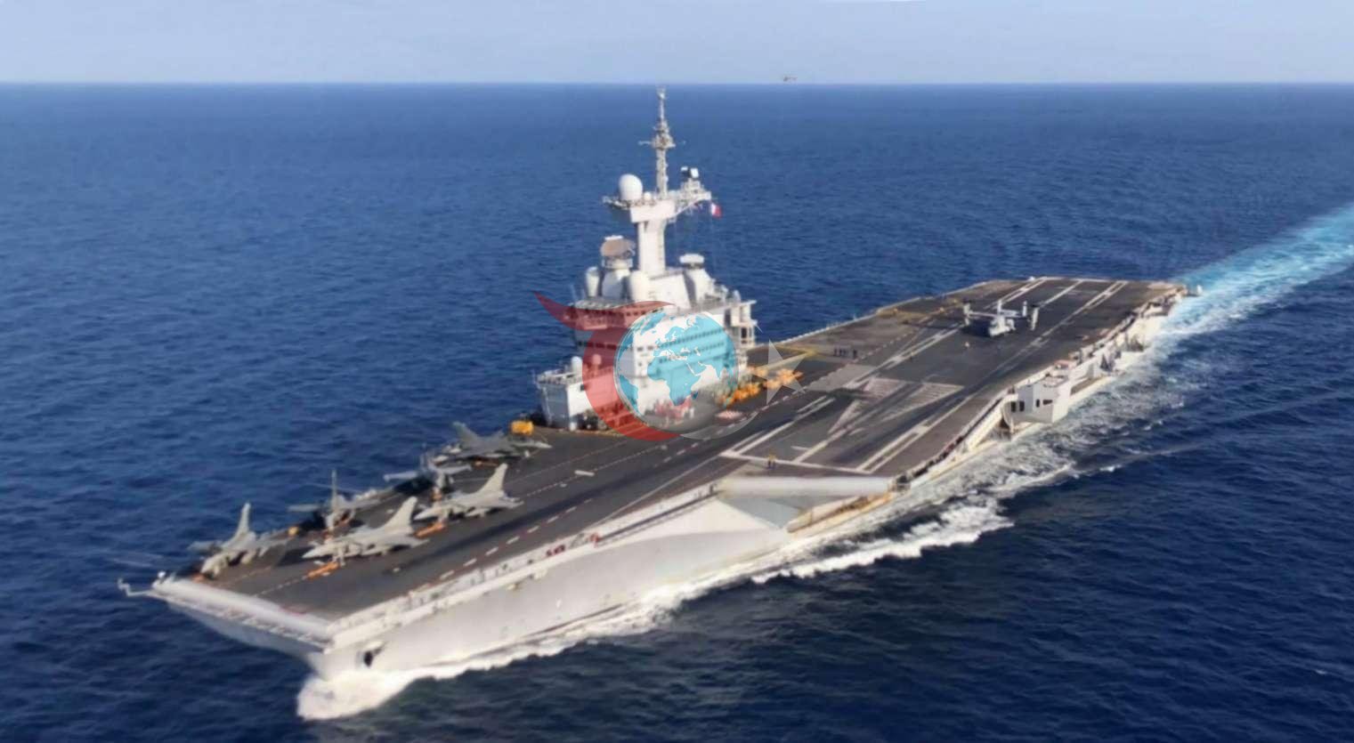 Fransız Uçak Gemisi Girit Adası'nda Konuşlandı!