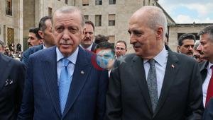 Cumhurbaşkanı Erdoğan, TBMM Başkanı Kurtulmuş ile görüştü