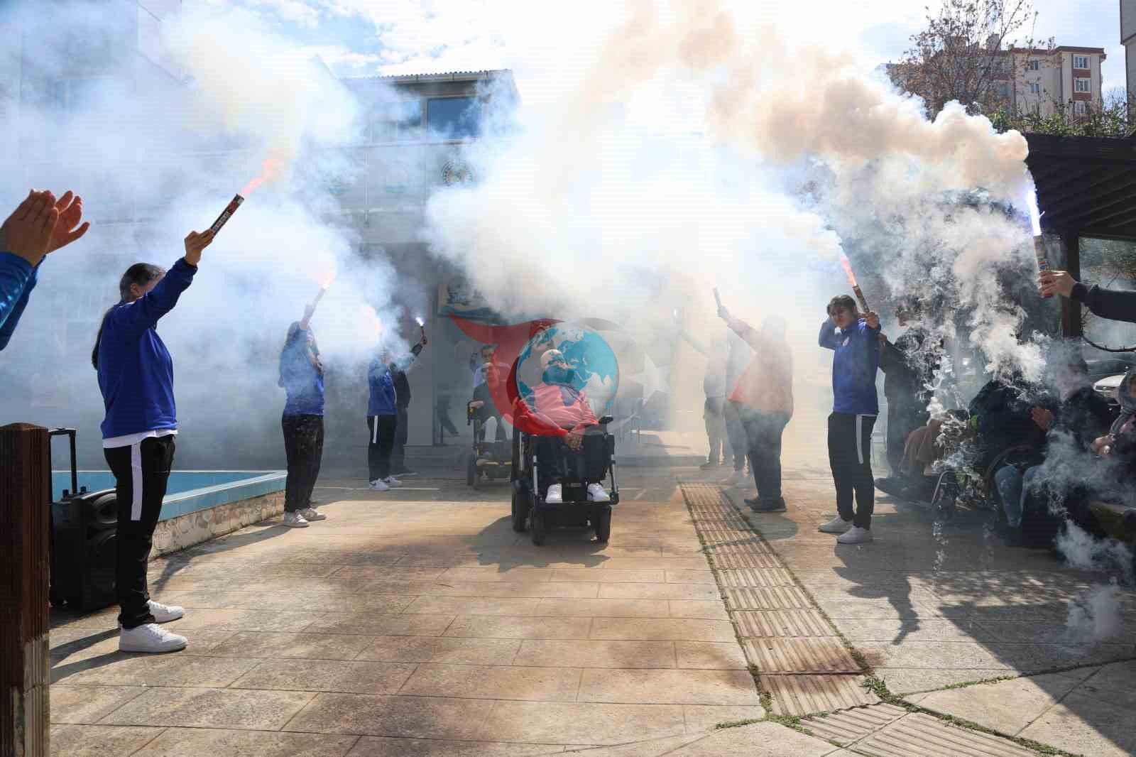 Atakum Belediyespor Boccia Takımı'nın Şampiyonluk Kutlaması
