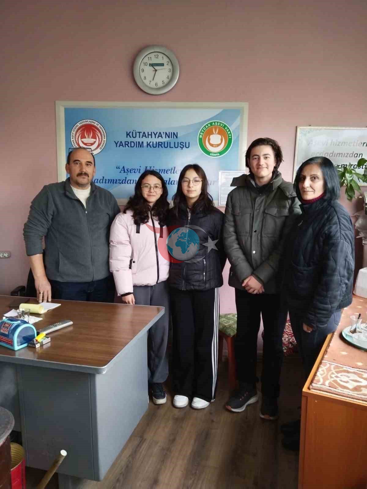 Kütahya&rsquo;da öğrencileri iyilikte yarıştı