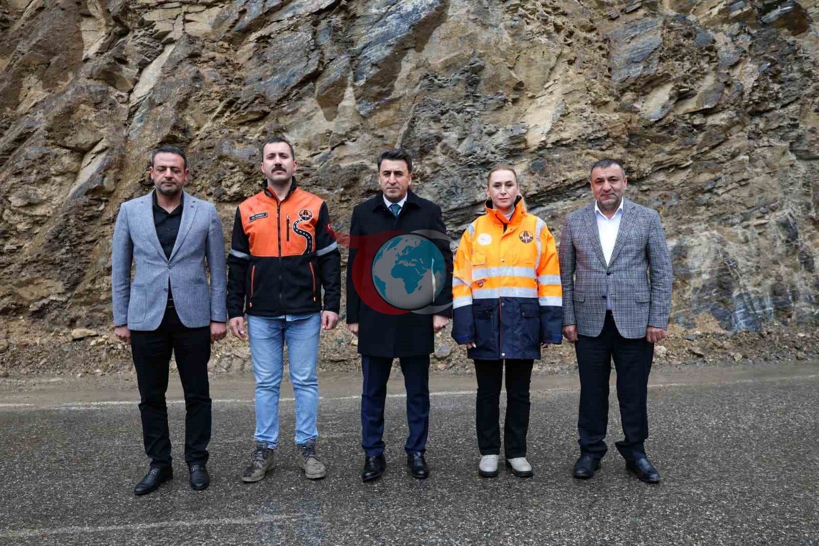 Ovacık yolunda tehlikeli virajlar genişletiliyor