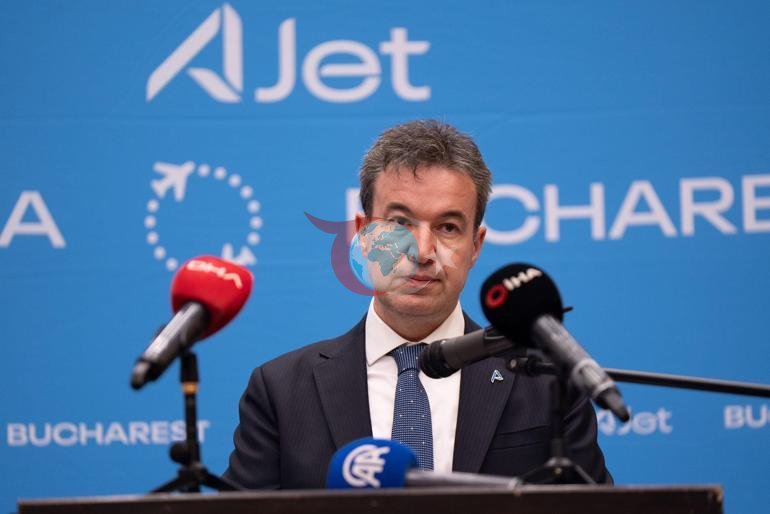 AJet Genel Müdürü Sarp: Başkentimizi dünya başkentlerine bağlama gururunu yaşıyoruz