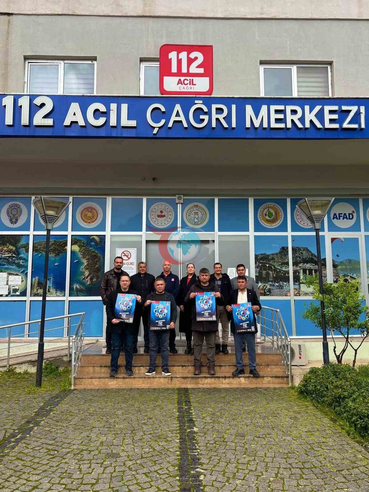 Muğla 112 Acil Çağrı Merkezi muhtarları ağırladı