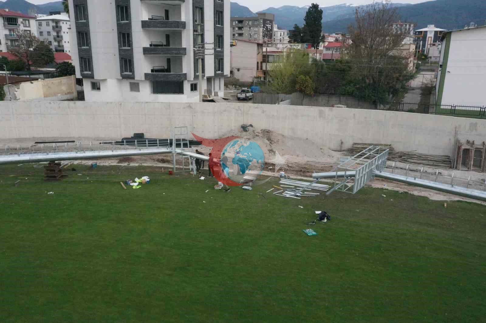 Osmaniye'de Yeni Stadyum İnşaatı Hızla İlerliyor: 7 Ocak Stadyumu %35 Tamamlandı