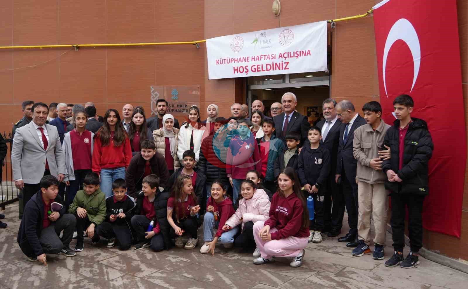 Muş’ta 62. Kütüphane Haftası etkinlikleri törenle başladı