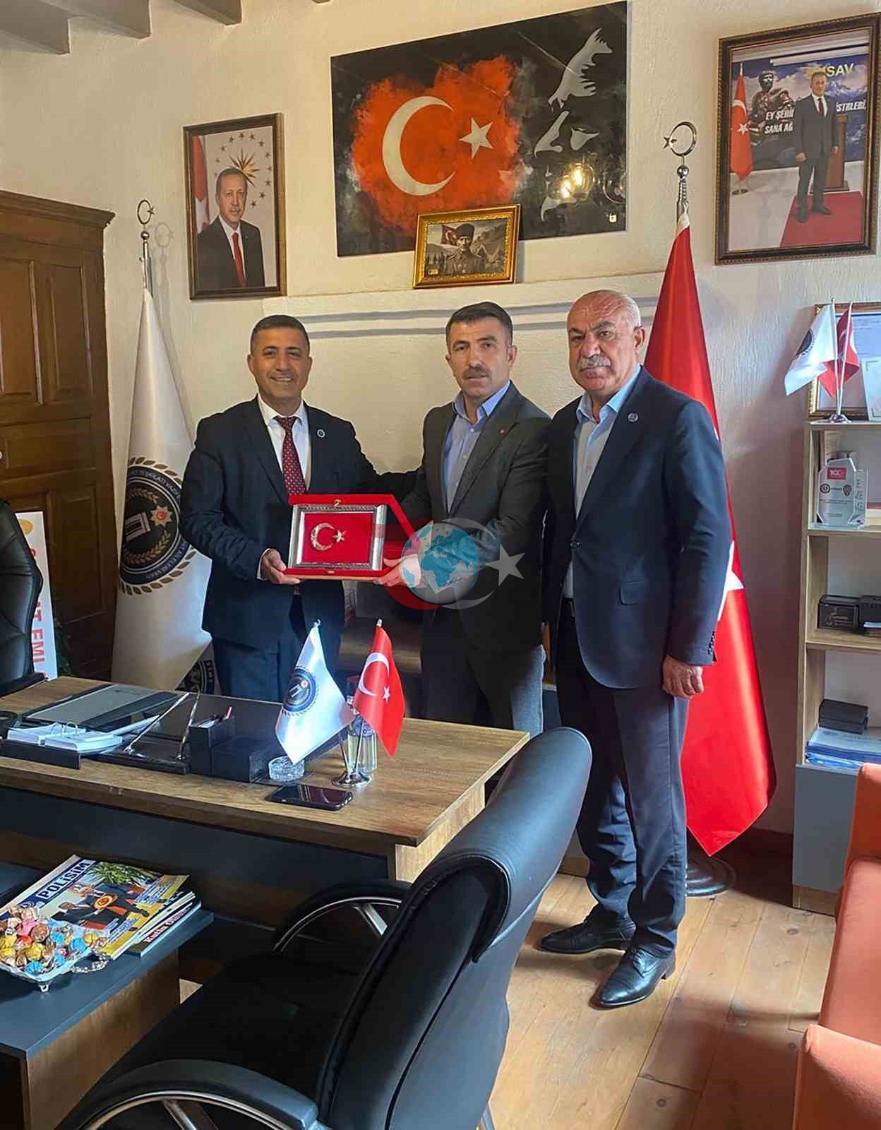 EMŞAV&rsquo;a Emniyet Teşkilatı Sendikası Genel Başkanı Okumuş&rsquo;tan ziyaret