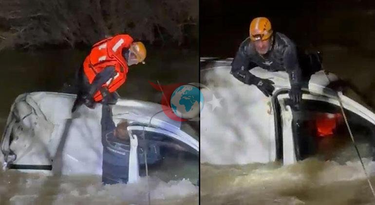 Nehirde can pazarı Sürücü için seferber oldular