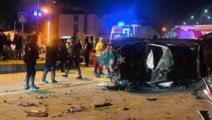 Erzurumda korkunç kaza Kavşak savaş alanına döndü