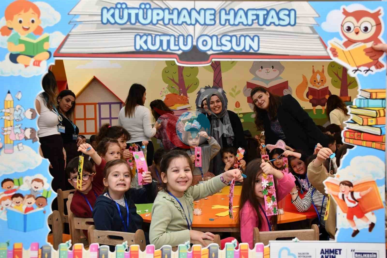 Balıkesir'de Kütüphane Haftası Etkinlikleri Yoğun İlgi Gördü