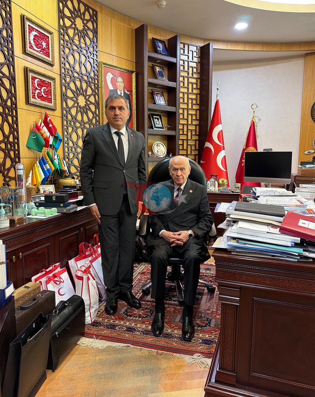Samsun รงalฤฑลma raporu MHP Lideri Bahรงeliโye sunuldu