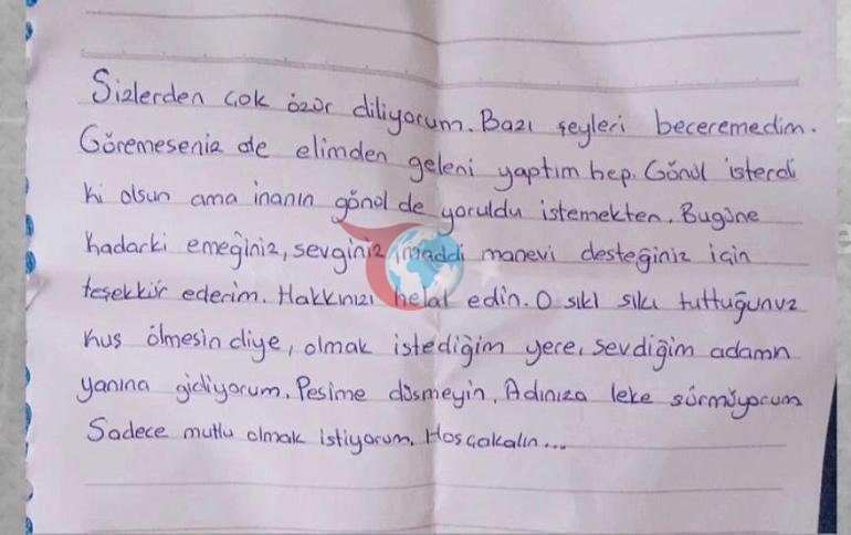 3 gündür kayıp olan üniversiteli Sedadan aileye şok mektup: ‘Peşime düşmeyin’