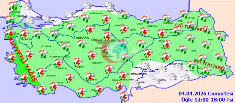 Son dakika... Meteoroloji paylaştı 13 il için sarı kod: Kuvvetli geliyor