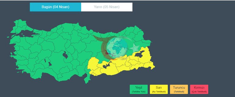 Son dakika... Meteoroloji paylaştı 13 il için sarı kod: Kuvvetli geliyor