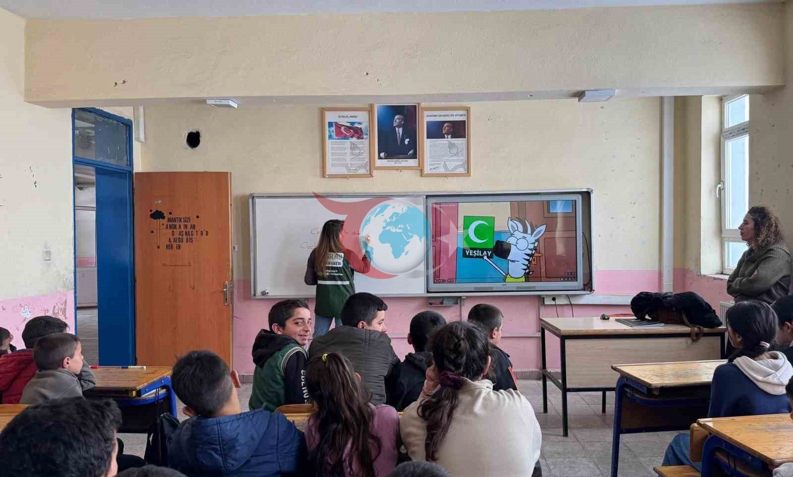 Kars Çerme Ortaokulu öğrencilerine bağımlılıkla mücadele eğitimi verildi