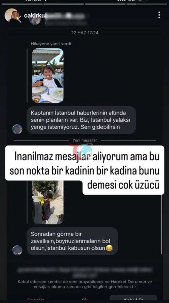 Uğurcan Çakır'ın eşi, gelen mesajları ifşa etti - Resim : 2