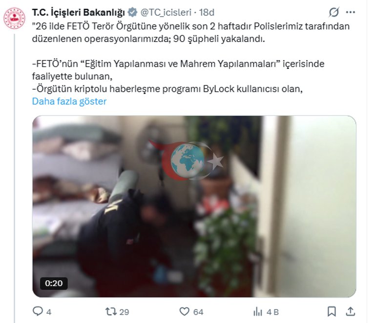 26 ilde FETÖ operasyonu 90 şüpheli yakalandı, 69u tutuklandı