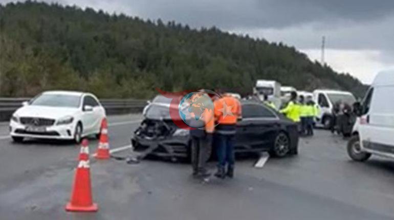 Boluda zincirleme kaza 10 araç karıştı