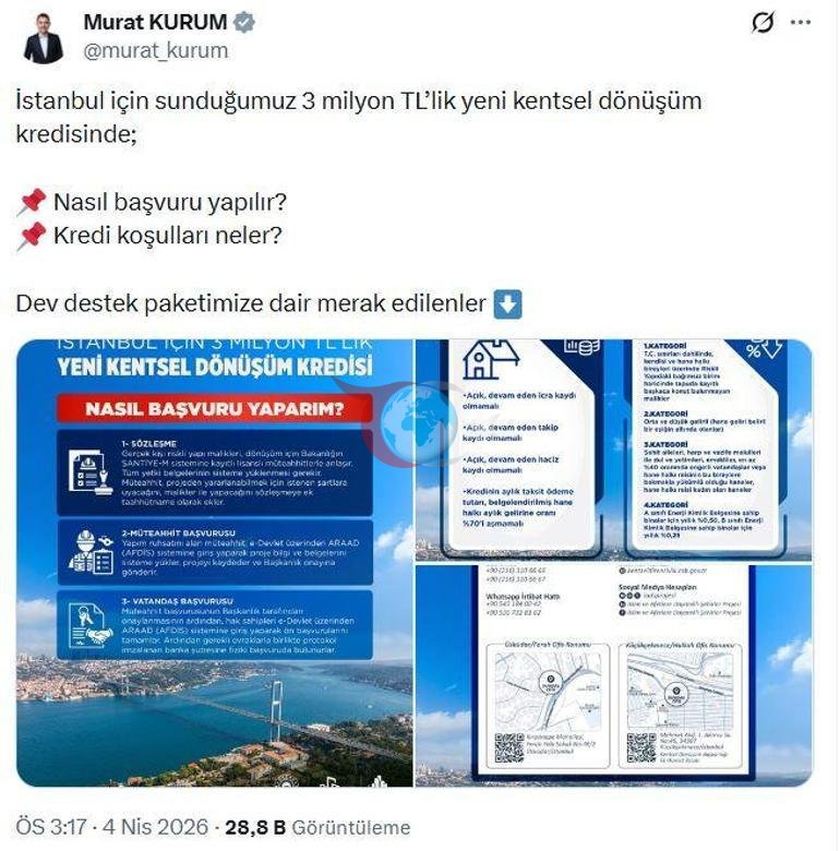 Bakan Kurum yeni kentsel dönüşüm kredisinin detaylarını paylaştı