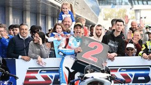 Motosiklet pilotu Kadir Erbaydan İspanyada çifte podyum