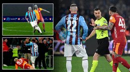 Trabzonspor-Galatasaray derbisinin tartışmalı pozisyonlarını eski hakemler değerlendirdi! 'VAR büyük hata yaptı'