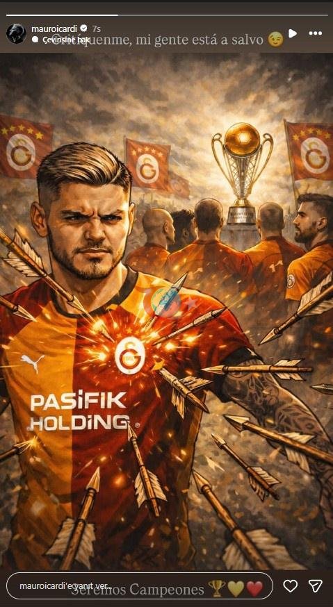 Icardi'nin paylaşımı