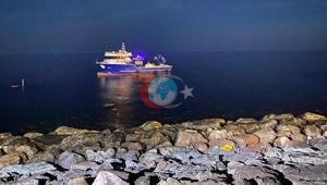 Karaya oturan balıkçı teknesinin kaptanı tahliye edildi