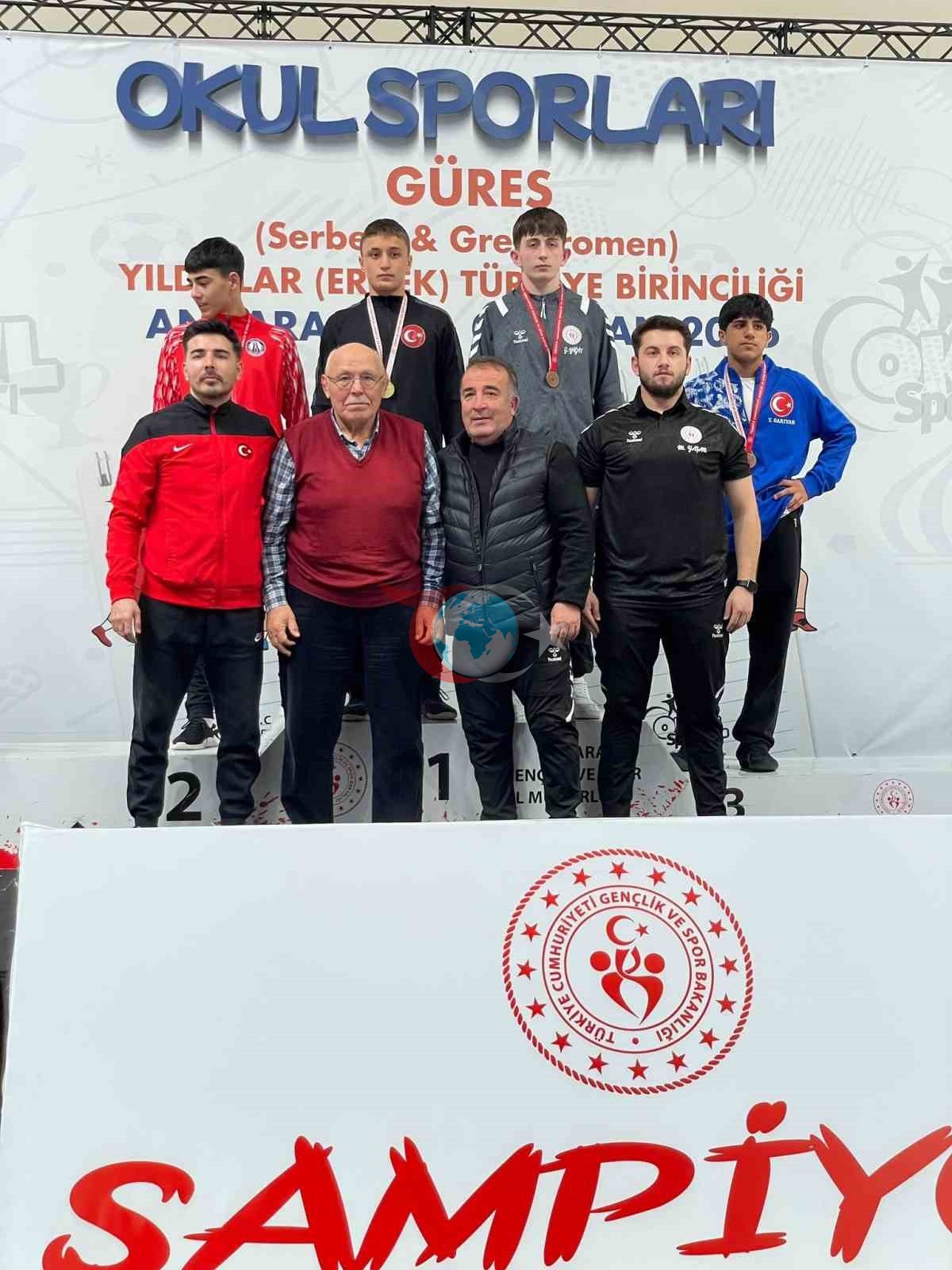 Kayseri Güreş takımı Türkiye Şampiyonu oldu