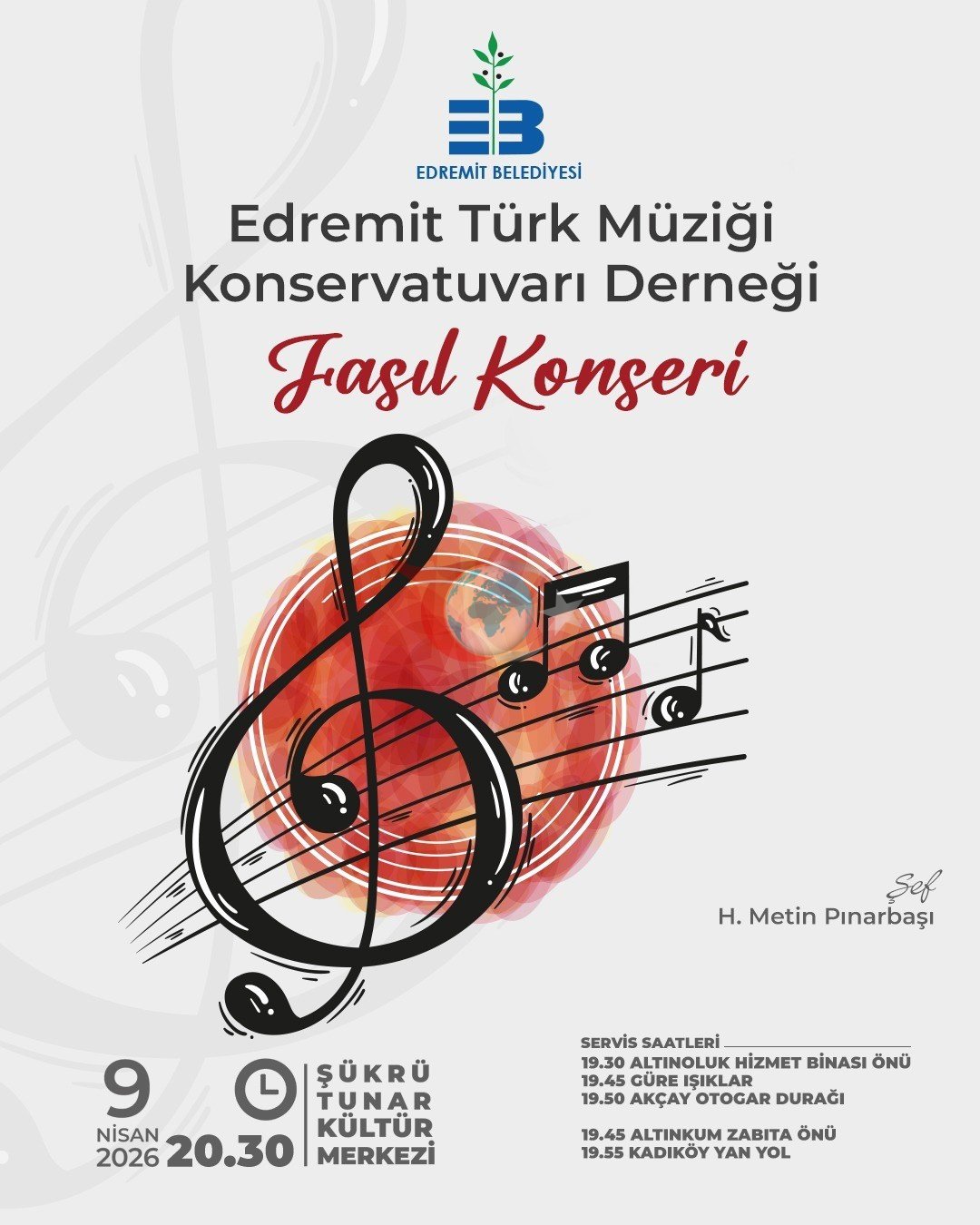Edremit&rsquo;te Türk Sanat Müziği rüzgarı esecek